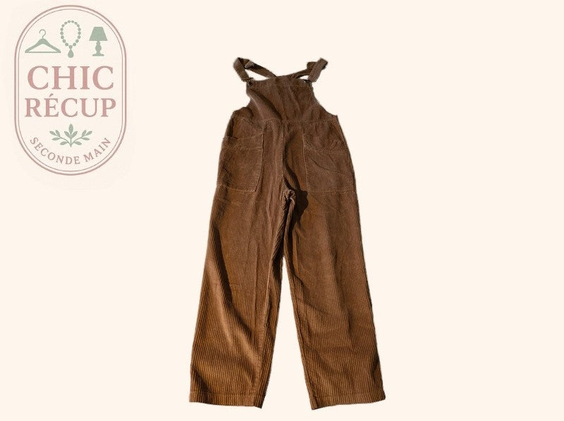 Salopette Carla Moreau - S - Marron - Lubel-60