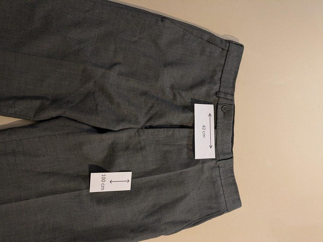 Pantalon De Costume Sans Marque - L - Gris - Lulaf-04