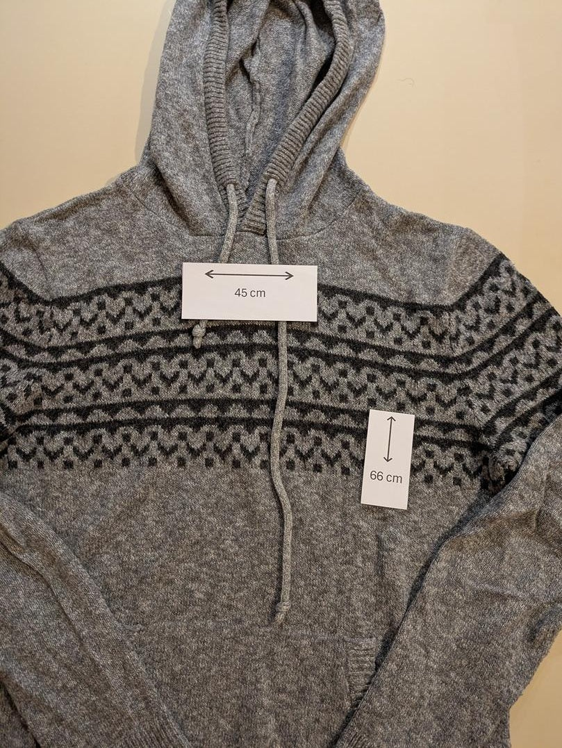 Pull Et Pull A Capuche Hollister - M - Gris - Grdec-11