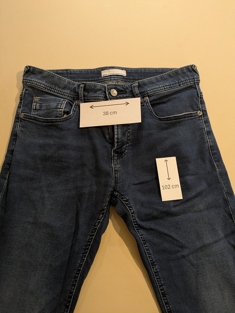 Jeans Slim Jules - M - Marine - Paval-3