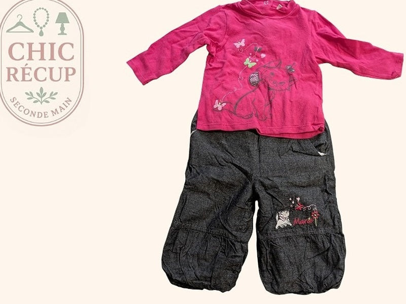Lot De Vêtements Disney - 9-12 Mois - Multicolore - Lacan-6