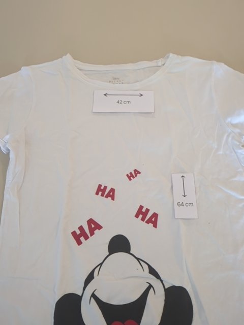 T-shirt - Disney - Xl - Blanc - Mickey Mouse