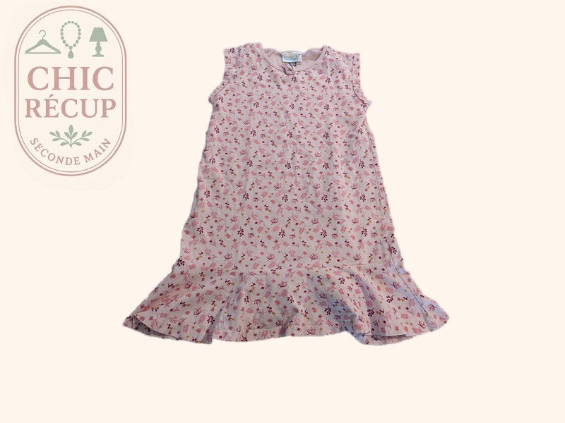 Robe La Twisty Company - 10 ans - Rose - Fleurs