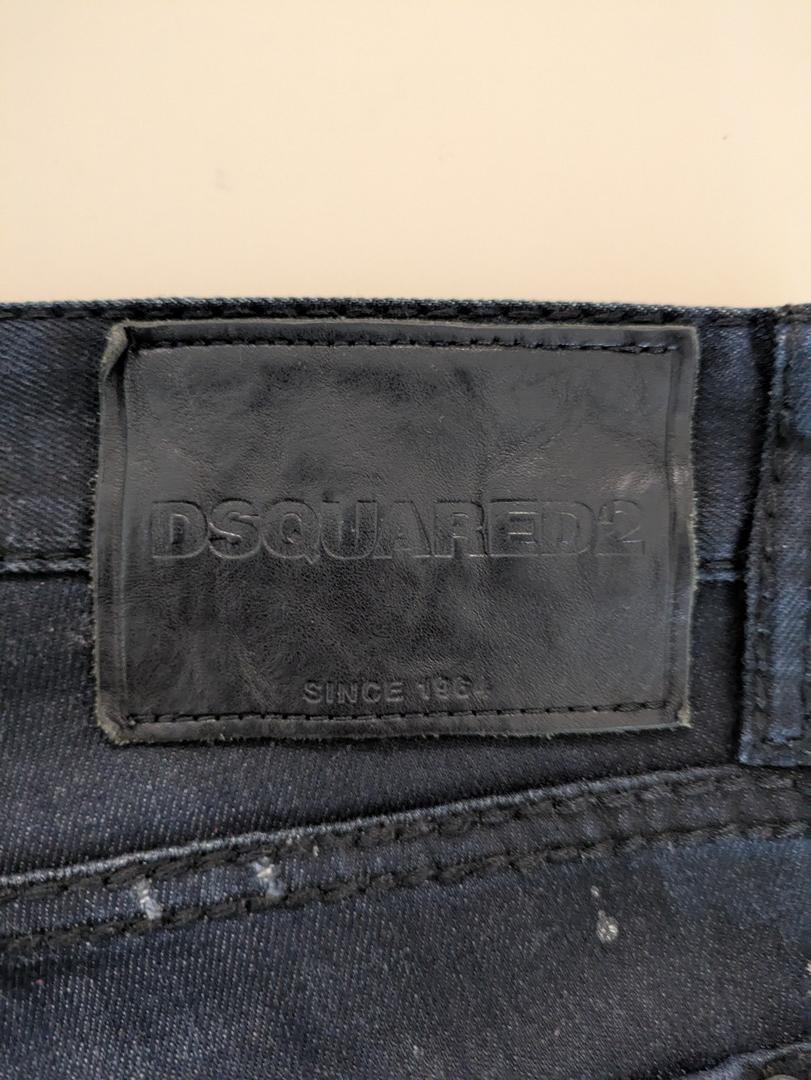 Jeans Coupe Droite Dsquared2 - L - Marine - Thgen-109