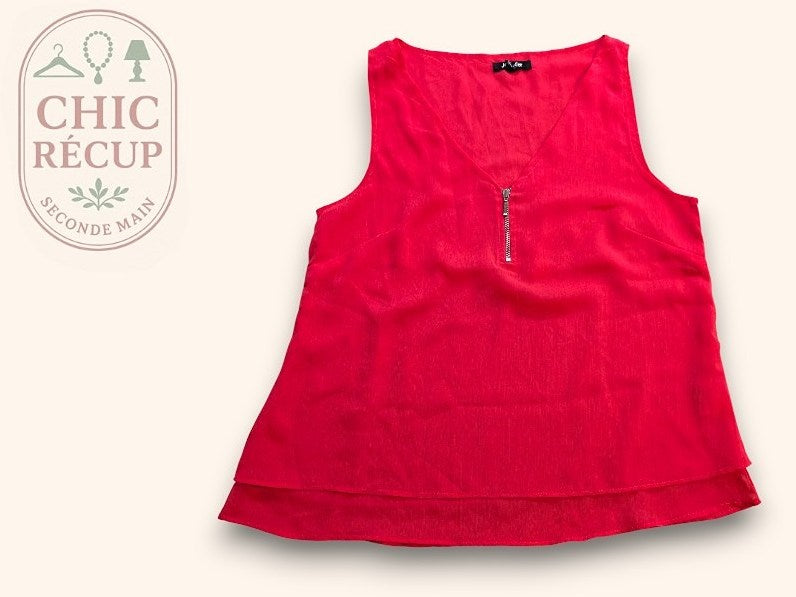 Blouse Jennyfer - M - Rouge - Chpav-30