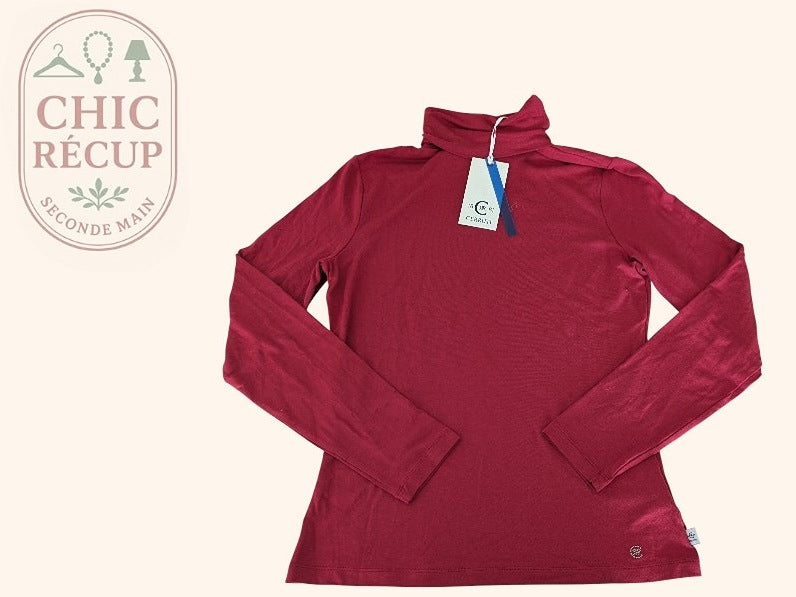 Pull Col Roulé - Cerutti - Xl - Rouge - Labag-58