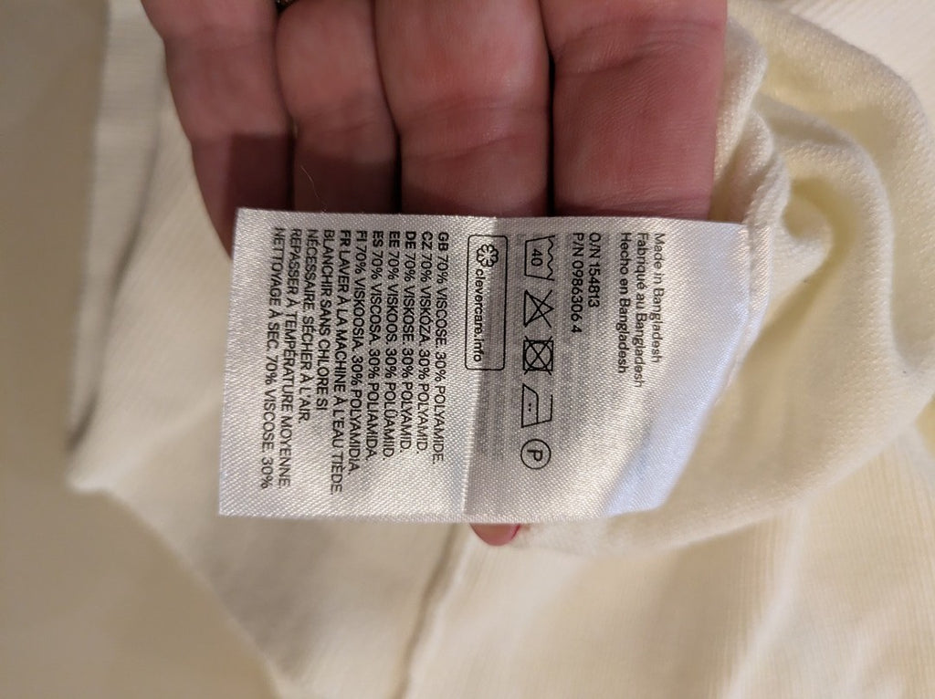 Pull Col Roulé H&m - M - Crème - Shbad-98