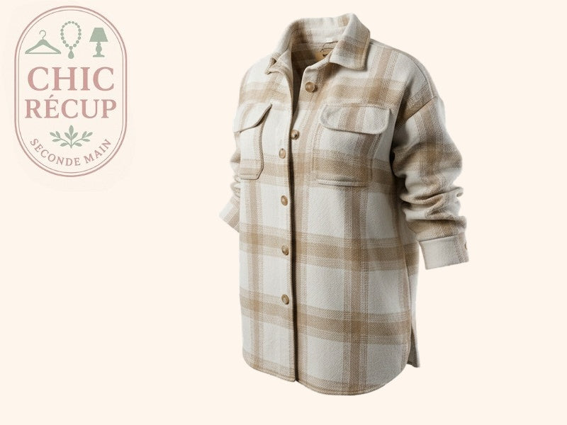 Chemise Cloothes - M - Beige - Lubel-61