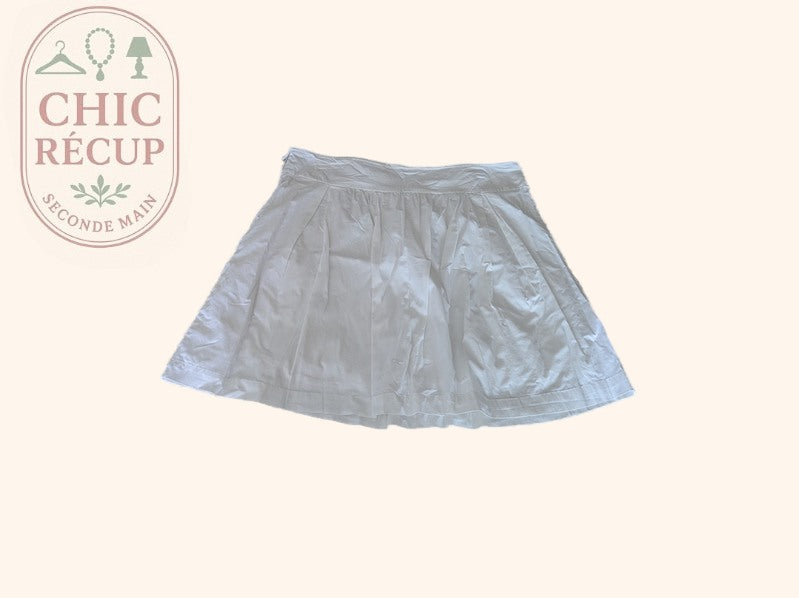 Jupe Phildar - 46 - Blanc - Coton