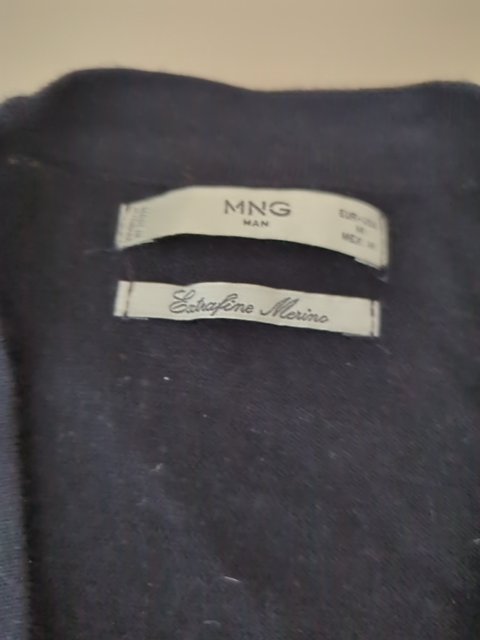 Gilet Mango - M - Noir - Merino