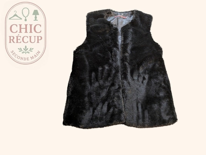 Vestes Sans Manche La Fee Maraboutee - 38 - Noir - Olaga-09