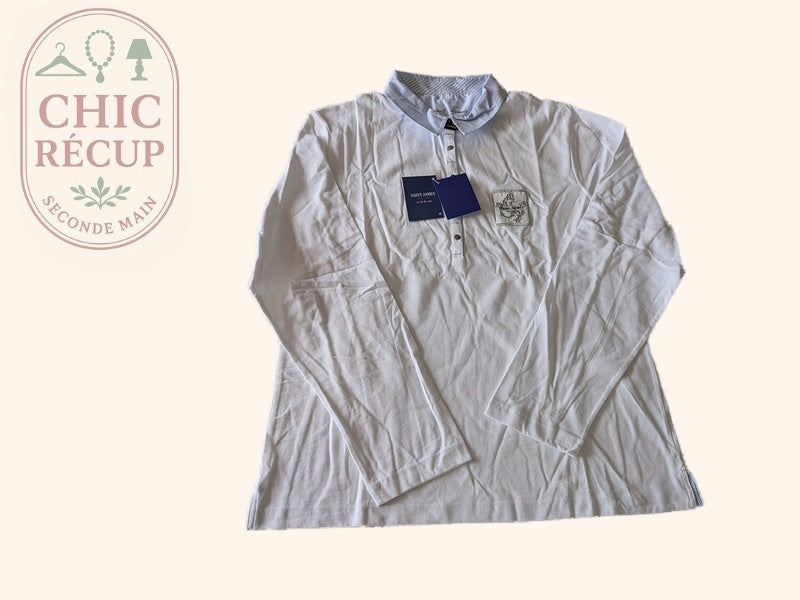 Polo femme Saint James Candice - 48 - Blanc
