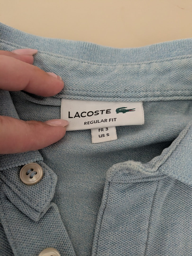 Polo Lacoste - Taille S - Bleu Clair - Saaug-04
