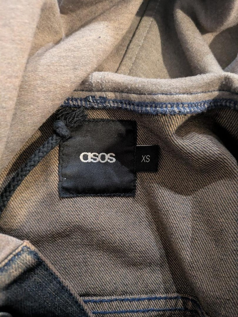 Veste En Jean Asos - Xs - Marine - Ramec-24