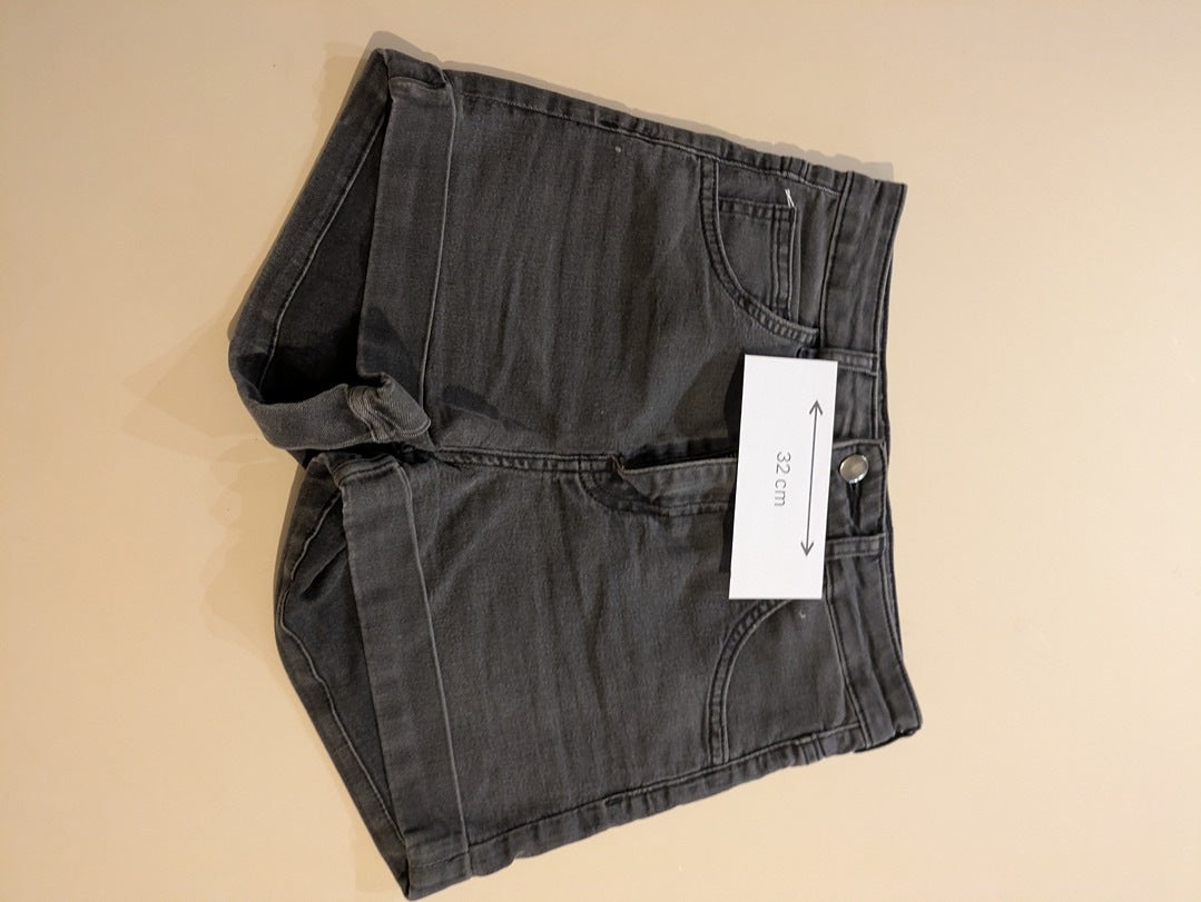 Short En Jean H&m - S - Noir - Vabar-23
