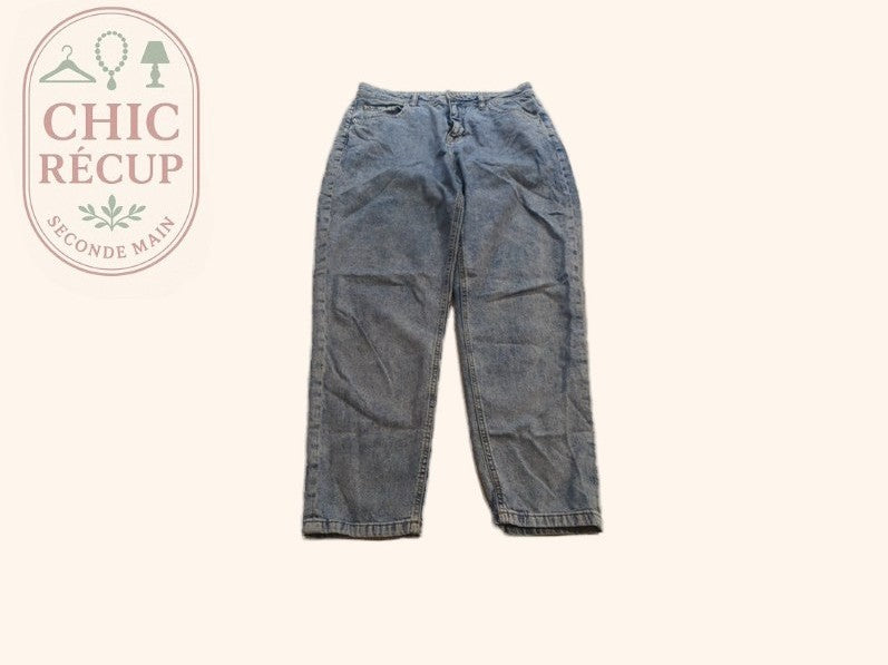 Jean mom - Clockhouse - Fr 44 - bleu - High Rise Mom