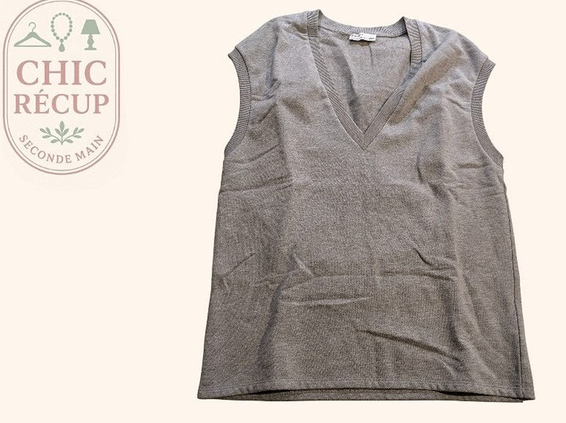 Blouses Manches Courte Bershka - Xs - Gris - Shbad-55