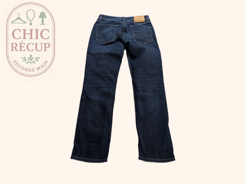 Jeans Coupe Droite Jack & Jones - M - Marine - Audeb-81