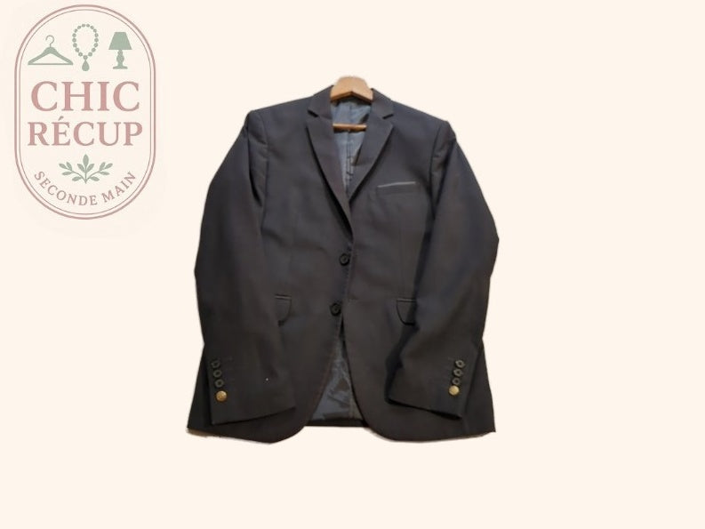 Blazer - Oscar Couture - S - Gris - Super 140's