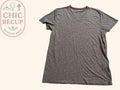 T-shirt Unis Hollister - M - Gris - Paval-27