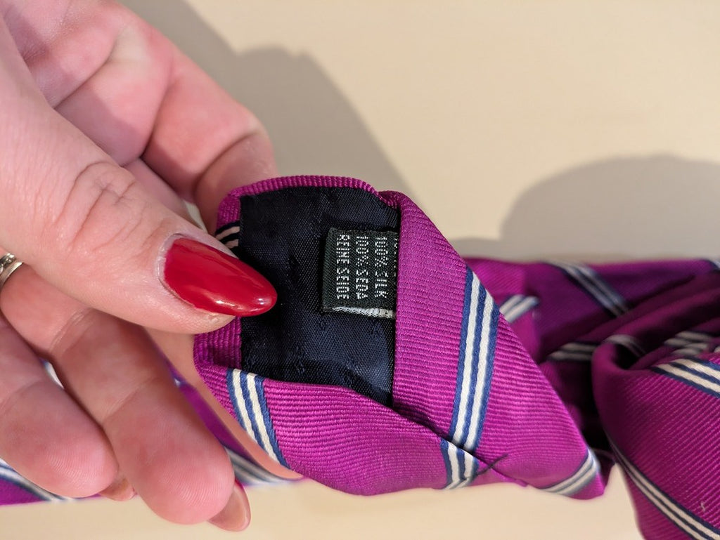 Cravate A & D Ties - Taille Unique - Fuchsia - Phleg-35