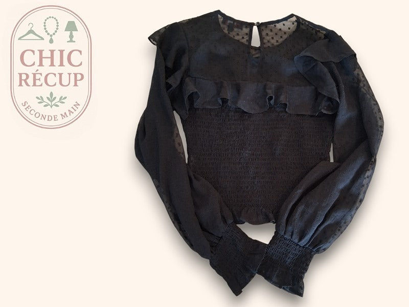 Blouse Don't Call Me Jennyfer - S - Noir - lerom-01