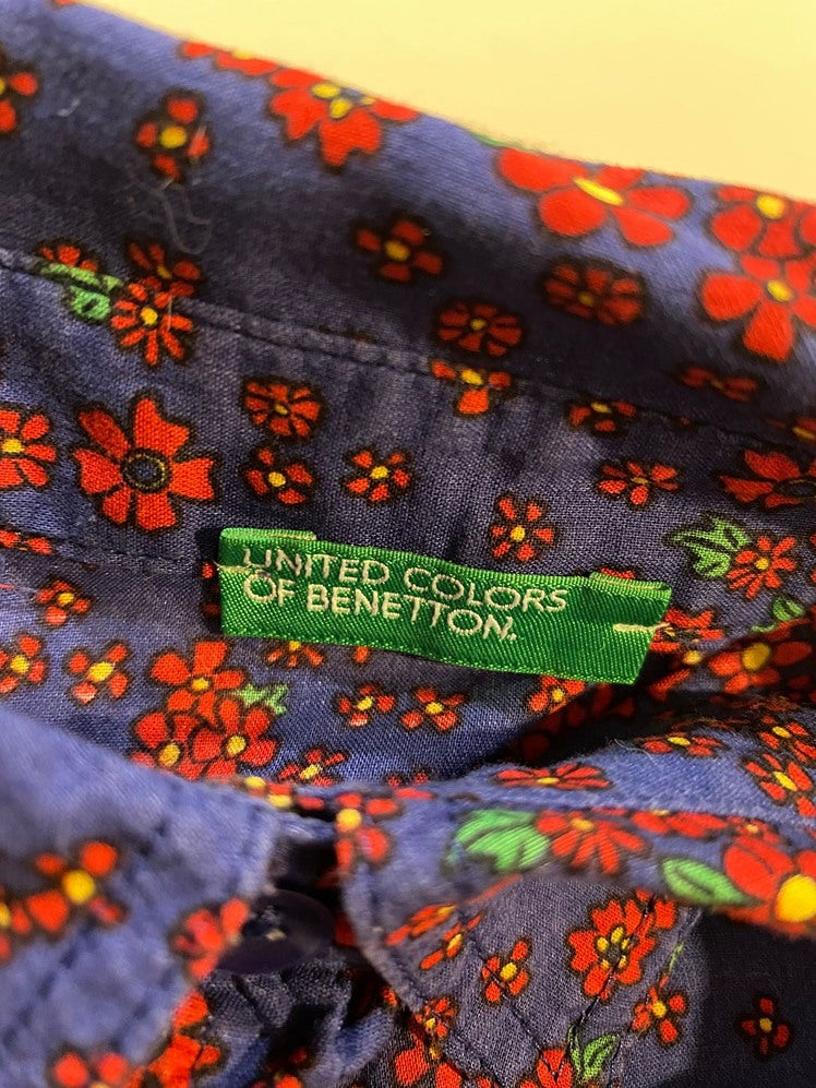 Chemise United Colors Of Benetton - Xs - Bleu - Maneg-12