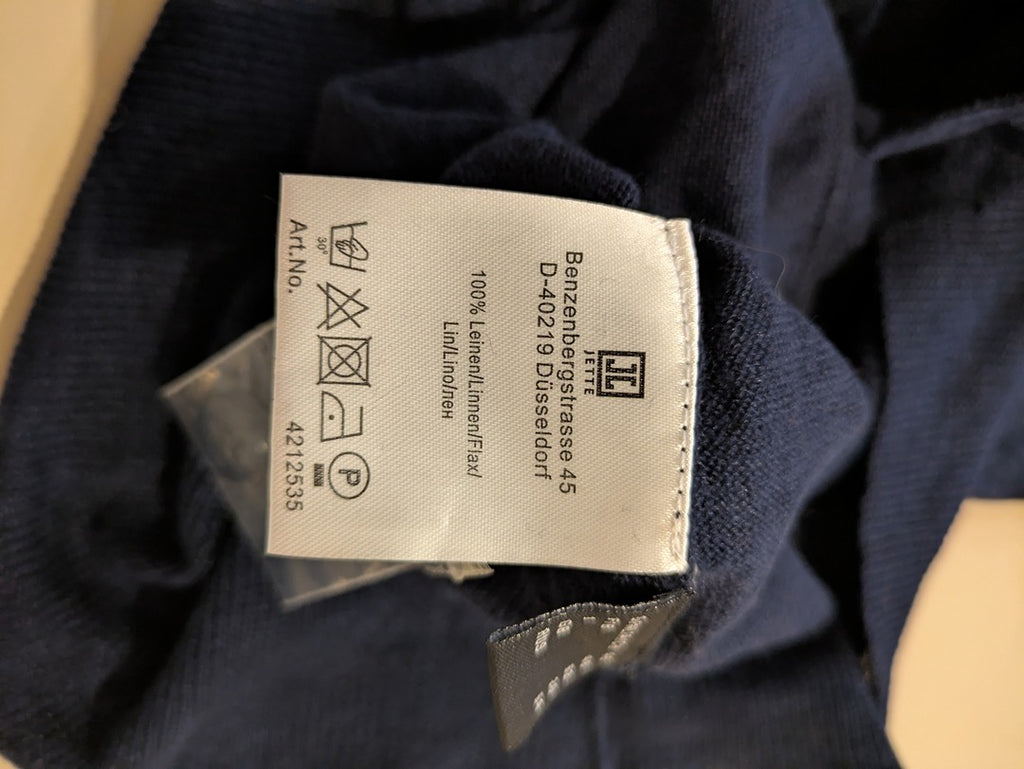Gilet Jette - 46 - Navy - Lin