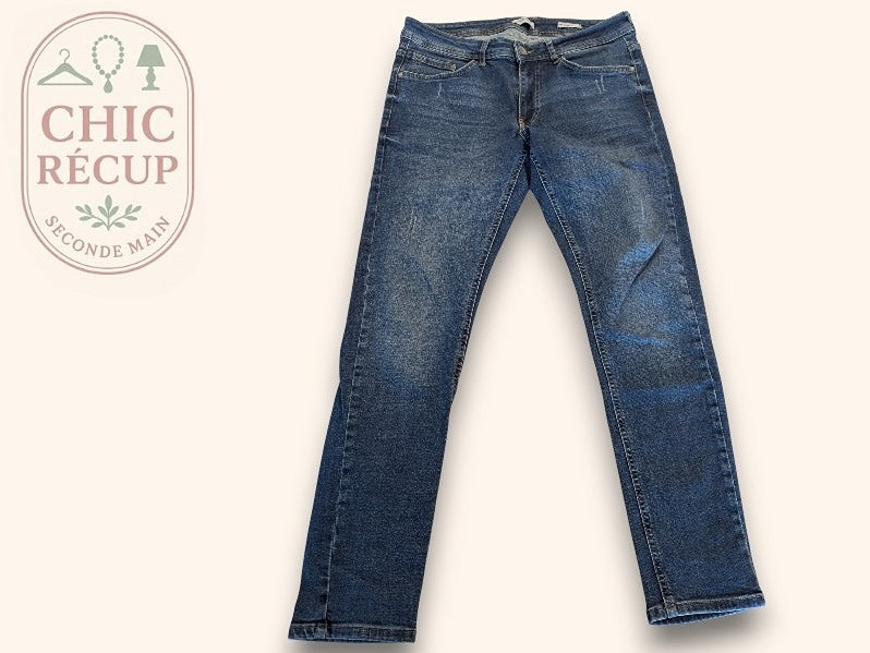 Jeans Skinny De Facto - M - Bleu - Ramec-12