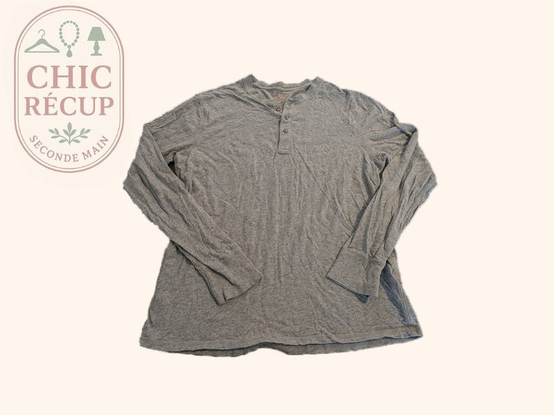 T-shirt À Manches Longues Joe Fresh - M - Gris - Elrio-29