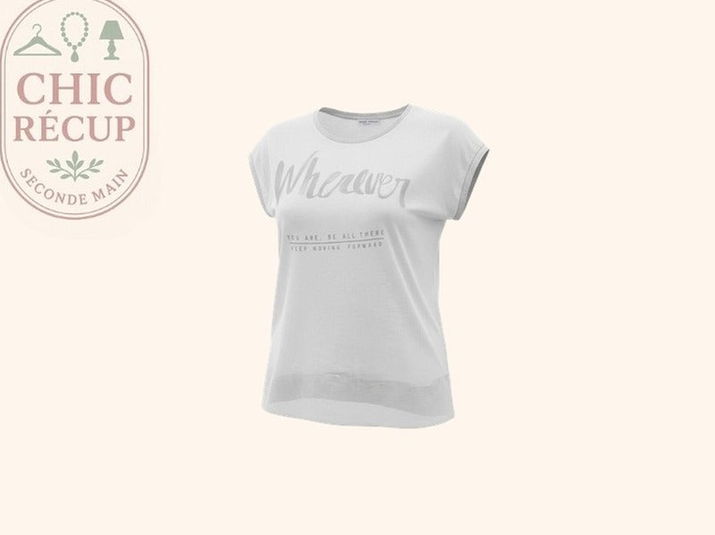 Blouses Manches Courte Zara - L - Blanc - Paval-76