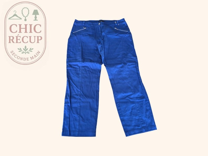 Pantalon La Mode est à Vous - 46 - Bleu - Sabre