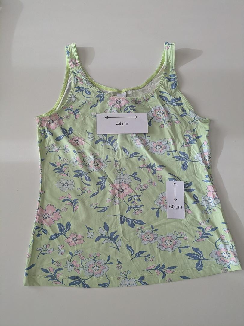 Débardeur Schiesser - Xxl - Vert - Floral