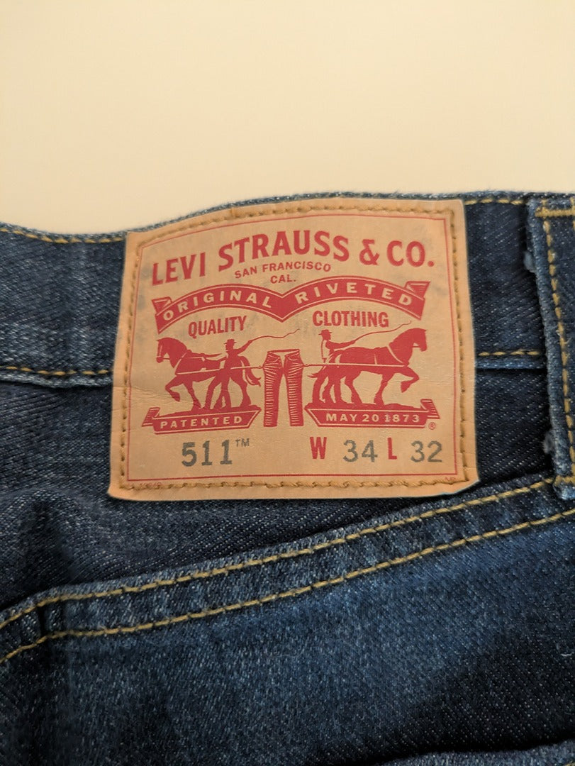 Jean Coupe Droite Levi's - L - Bleu - Thgen-105