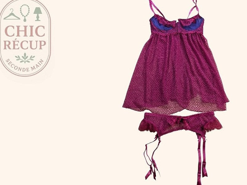 Accessoire De Lingerie Soleil Sucre - M - Fuchsia - Codia-27