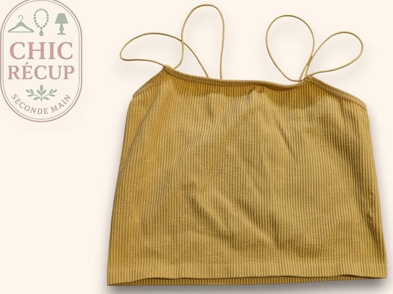 Tops Court Baby Angel - S - Moutarde - Amfat-20