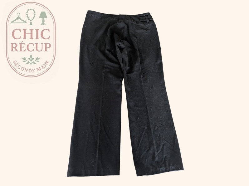 Pantalon large Patrice Breal - 46 - Noir - Fluide