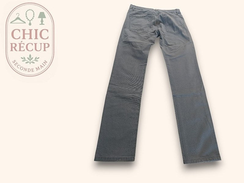 Jeans Coupe Droite La Halle - M - Bleu Clair - Qubur-17