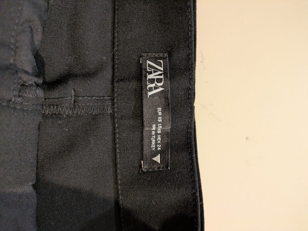 Pantalon Droit Zara - Xs - Noir - Shbad-85