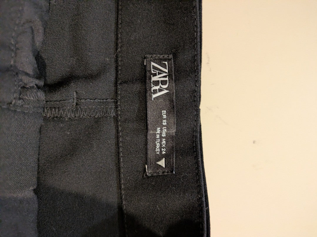 Pantalon Droit Zara - Xs - Noir - Shbad-85