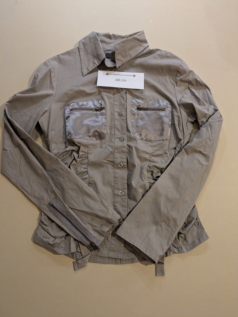 Chemise Jennyfer - L - Gris - Shbad-9