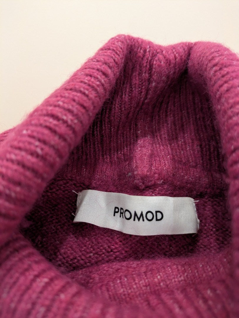 Pull Col Roulé Promod - M - Fuchsia - Olhat-66