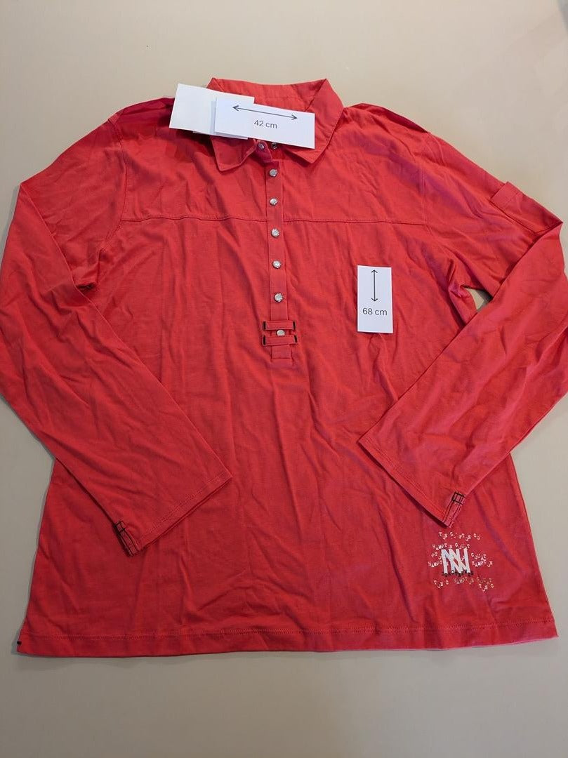 Blouses Manches Longue Dorotennis - L - Corail - Labag-52