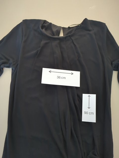 Robe Midi - Massimo Dutti - Xs - Noir - Sthas-19