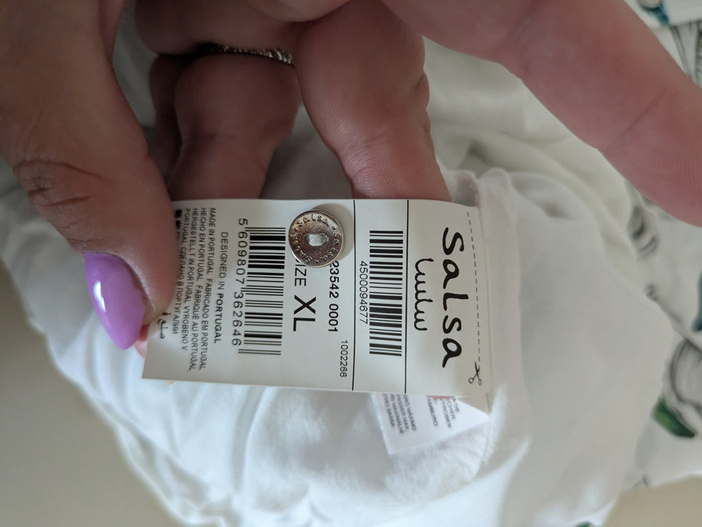 Robe d'été Salsa - Xl - Blanc - Tropical