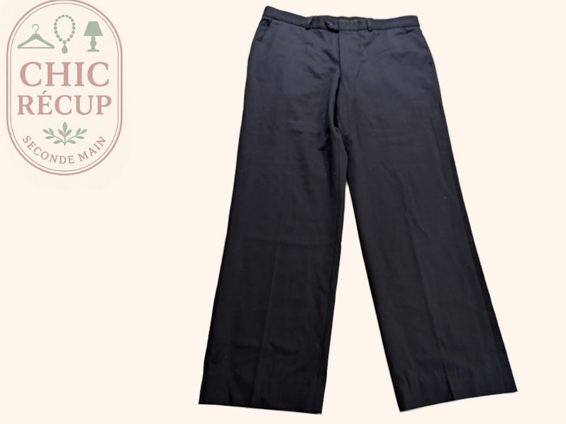 Pantalon De Costume Sterling - L - Marine - Lulaf-09
