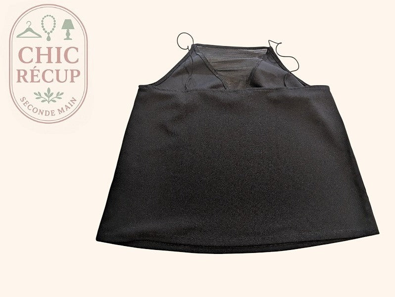 Tops Court H&m - M - Noir - Chpav-130
