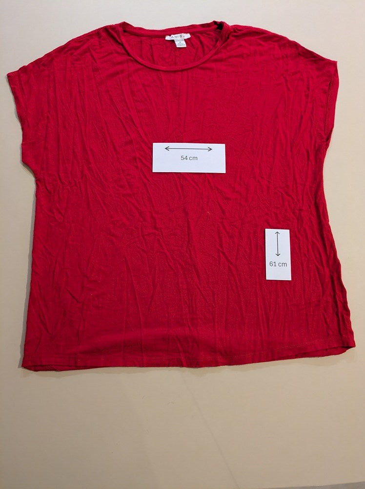 T-shirt Amisu - M - Rouge - Chpav-108