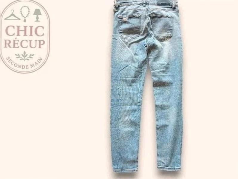 Jeans Skinny Stradivarius - L - Bleu Clair - Luvio-07