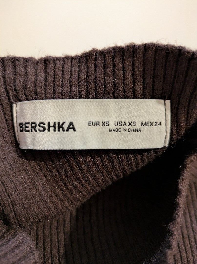 Robe Longue Bershka - Xs - Marron - Olaga-12